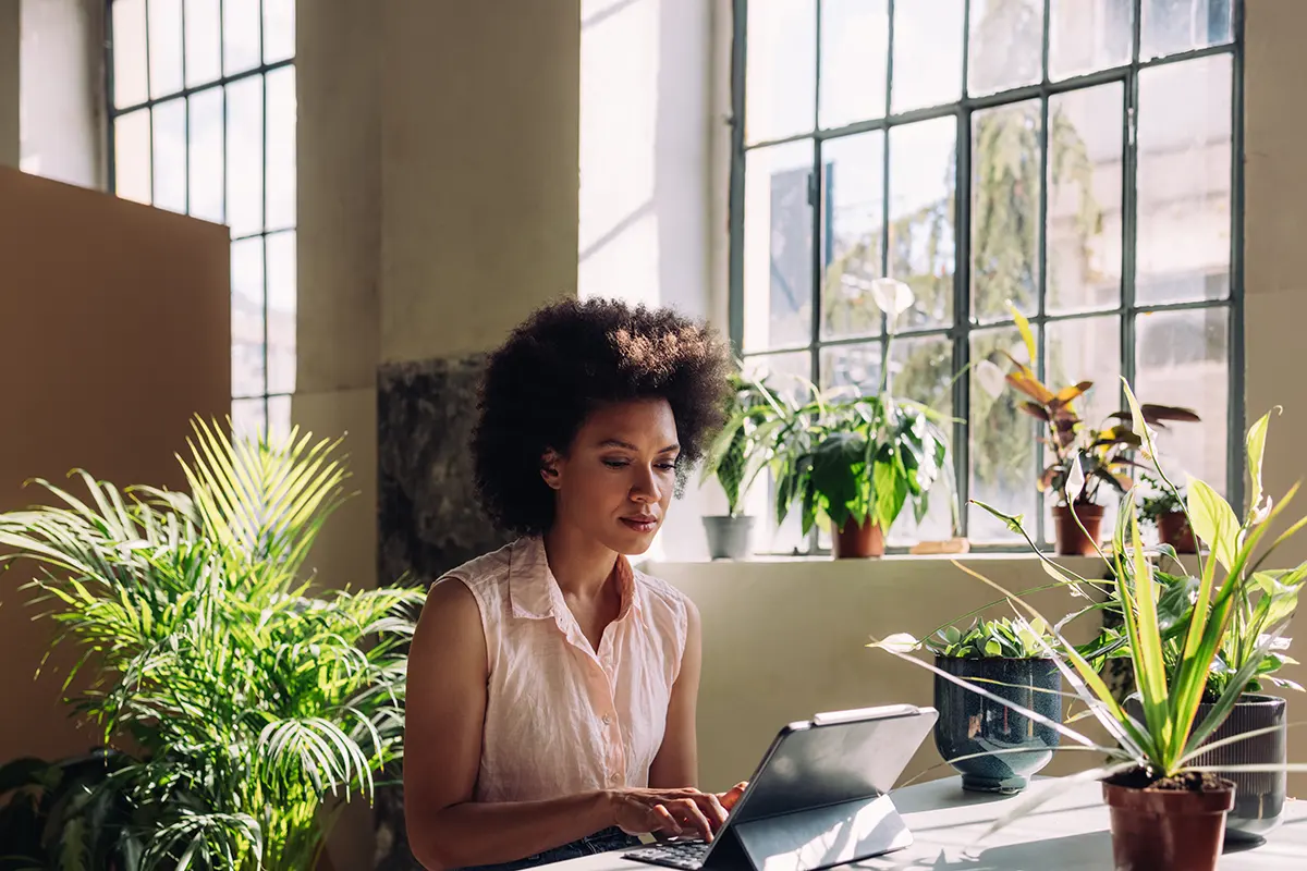 le piante in ambiente di lavoro aumentano la produttività